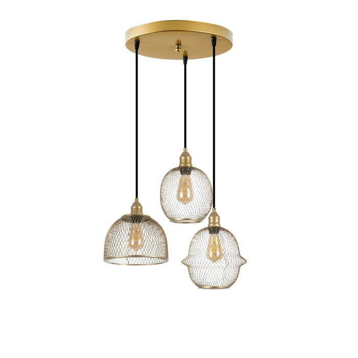 Opviq Lámpara de araña Berk - 16401 - 1 Dorado